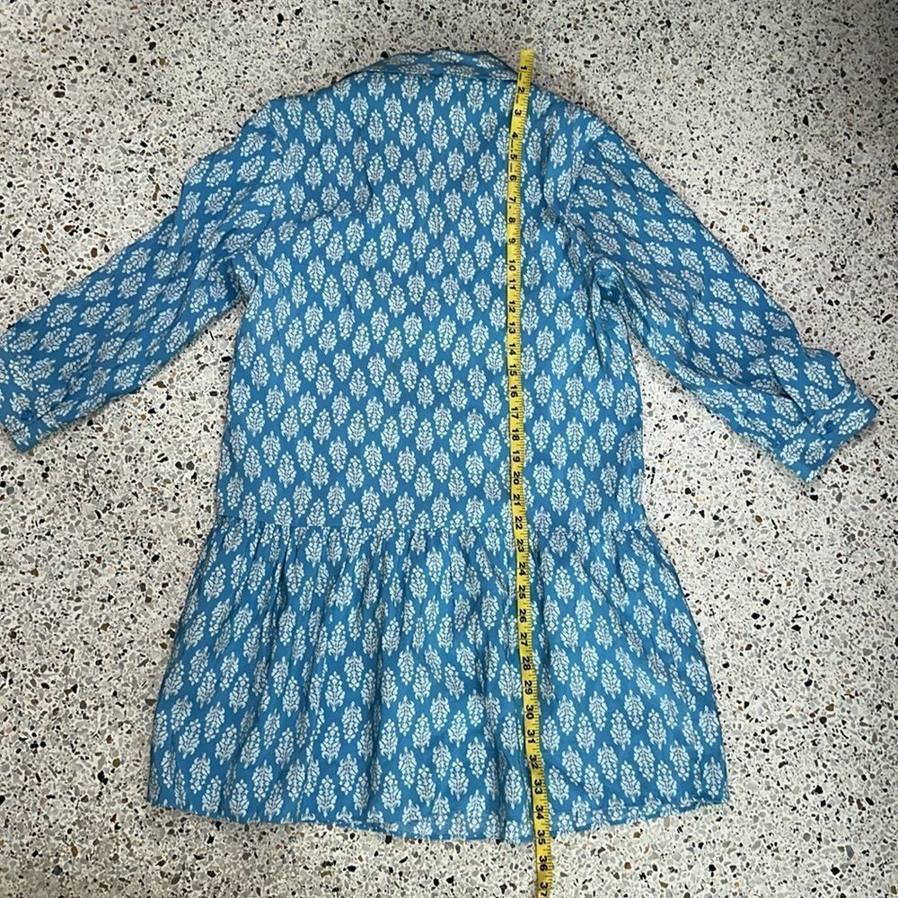Zara Blue Ruffled Mini Sundress - Picture 5 of 5